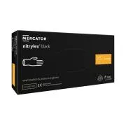 NITRYLEX BLACK - Nitril kesztyű (púdermentes) fekete, 100 db, S