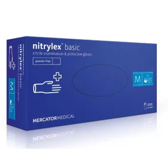 NITRYLEX BASIC - Nitril kesztyű (púder nélkül) sötétkék, 100 db, XL