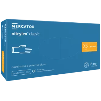 NITRYLEX CLASSIC - Nitril kesztyű (pormentes) kék, nem steril - 100 db, M