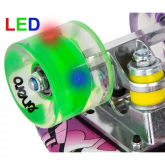 Pennyboard ENERO 56cm LED kerekekkel, VINTAGE