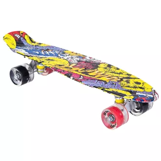 Pennyboard ENERO STREET-ART, 56 cm, LED kerekekkel