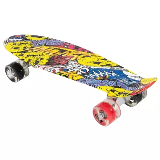 Pennyboard ENERO STREET-ART, 56 cm, LED kerekekkel
