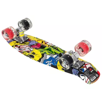 Pennyboard ENERO STREET-ART, 56 cm, LED kerekekkel