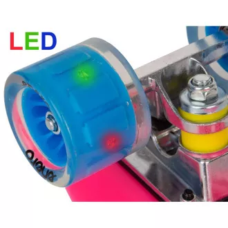 Pennyboard ENERO RUBY, 56 cm, LED kerekekkel