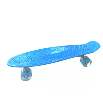 Pennyboard LED kerekekkel, 56 cm FÉNYKÉK Pennyboard LED kerekekkel, 56 cm FÉNYKÉK