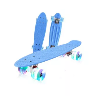 Pennyboard LED kerekekkel, 56 cm FÉNYKÉK Pennyboard LED kerekekkel, 56 cm FÉNYKÉK