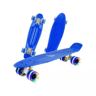 Pennyboard LED kerekekkel, 56 cm SÖKÉS KÉK