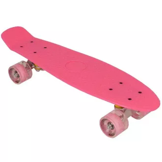 Pennyboard LED-es kerekekkel, 56 cm PINK Pennyboard LED-es kerekekkel, 56 cm PINK