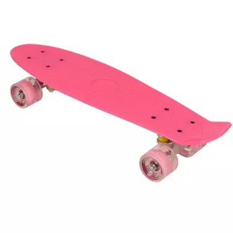 Pennyboard LED-es kerekekkel, 56 cm PINK Pennyboard LED-es kerekekkel, 56 cm PINK
