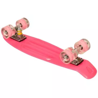 Pennyboard LED-es kerekekkel, 56 cm PINK Pennyboard LED-es kerekekkel, 56 cm PINK
