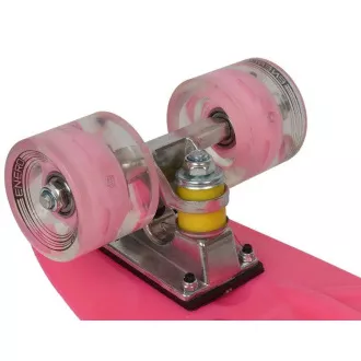 Pennyboard LED-es kerekekkel, 56 cm PINK Pennyboard LED-es kerekekkel, 56 cm PINK