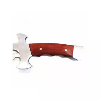 Rozsdamentes acél bozótvágó kés tokkal, 35 cm