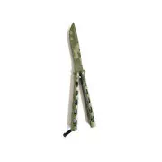 Összecsukható pillangókés Kandar, CAMO 23cm