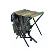 Camping összecsukható szék, terepszínű