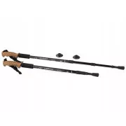 Nordic Walking túrabotok ergonomikus parafa nyéllel, 135 cm, 2 db, Kék