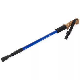 Nordic Walking túrabotok ergonomikus parafa nyéllel, 135 cm, 2 db, Kék