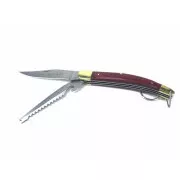 Kandar zsebkés, 22 cm, multifunkciós kés