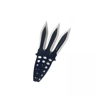 VENGEANCE dobókés készlet, tokkal, 23 cm, 3 db