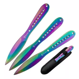 FOXTER Dobókés készlet, tokkal, 23 cm 3 db