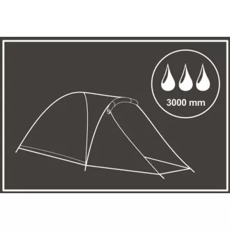 Turistasátor ENERO CAMP 275x150x105 cm, 2 fő részére