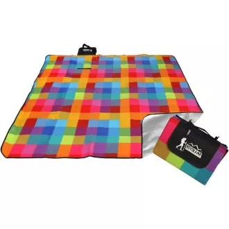 Pikniktakaró 200x180 cm ALU huzattal, szivárványszínű Pikniktakaró 200x180 cm ALU huzattal, szivárványszínű