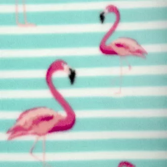 Piknik takaró 200x200 cm MINT FLAMINGO