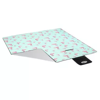 Piknik takaró 200x200 cm MINT FLAMINGO