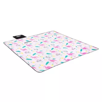 Piknik takaró 200x200 PINK FLAMINGO