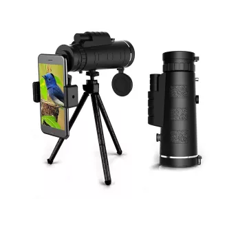 Egycsöves 40x60 turista távcső állvánnyal telefonhoz GENETIC-OPTIC