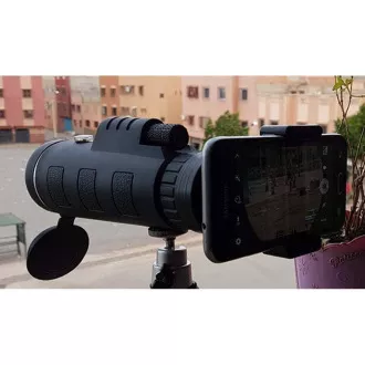 Egycsöves 40x60 turista távcső állvánnyal telefonhoz GENETIC-OPTIC