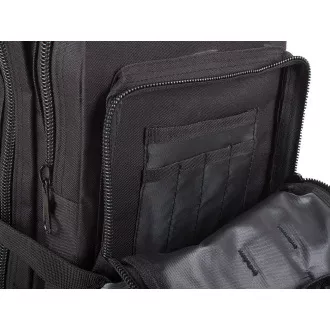 Katonai túra hátizsák 30 l, Fekete