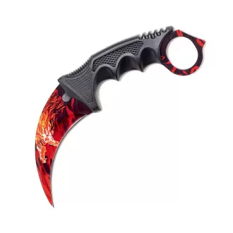 KARAMBIT CS:GO 19,5 cm, villám, összecsukható kés, villám