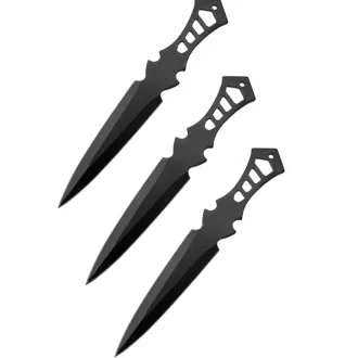 Dobókés - készlet tokkal 3 db 19 cm 19 cm Dobókés - készlet tokkal 3 db 19 cm 19 cm