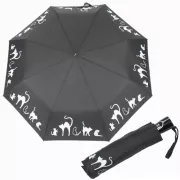 Doppler Magic Fiber Cats családi esernyő, fekete
