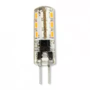 TESLA - LED G4001540-1S, izzó G4, 1,5W, 12V, 90lm, 10 000h, 4000K hideg fehér, 360°
