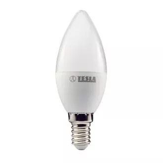 TESLA - LED CL140530-7, gyertyagyertya izzó, E14, 5W, 230V, 400lm, 25 000h, 3000K meleg fehér, TESLA - LED CL140530-7, gyertyagyertya izzó, E14, 5W, 230V, 400lm, 25 000h, 3000K meleg fehér,