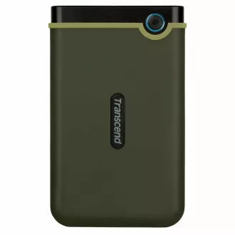 TRANSCEND Külső merevlemez USB 3.0 StoreJet 25M3G, Slim, 2TB, fekete (SATA, gumiház, ütésgátló)