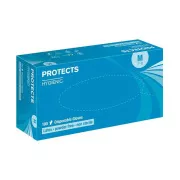Egyszer használatos kesztyű PROTECTS HYGIENIC LATEX 09/L - pormentes | A5068/09