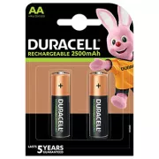 DURACELL újratölthető AA 2500 mAh 2 db
