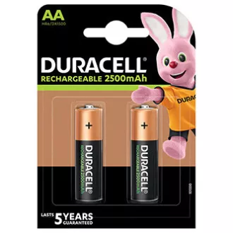 DURACELL újratölthető AA 2500 mAh 2 db