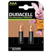 DURACELL újratölthető AAA 900 mAh újratölthető akkumulátor 2 db