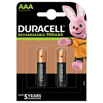 DURACELL újratölthető AAA 900 mAh újratölthető akkumulátor 2 db