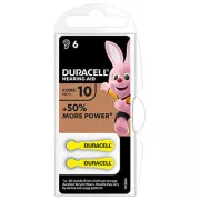 Duracell eldobható cink-levegő akkumulátor ZA, 6-os csomag