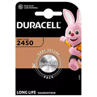 Duracell eldobható lítium akkumulátor CR2450, 1 db-os csomagolásban