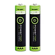 Powerton ENERGY RECHARGE újratölthető Ni-MH akkumulátorok AAA, 2 darabos csomag