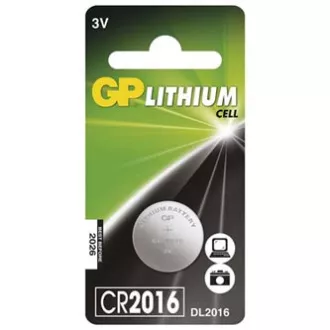 GP eldobható lítium akkumulátor CR2016, 1 darabos kiszerelésben