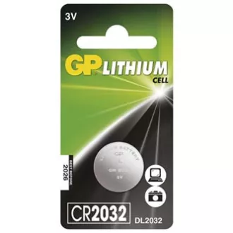 GP eldobható lítium akkumulátor CR2032, 1 db-os kiszerelésben