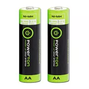 Powerton ENERGY RECHARGE újratölthető Ni-MH akkumulátorok AA, 2 db-os csomag
