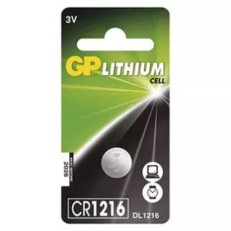 GP eldobható lítium akkumulátor CR1216, 1 darabos kiszerelésben