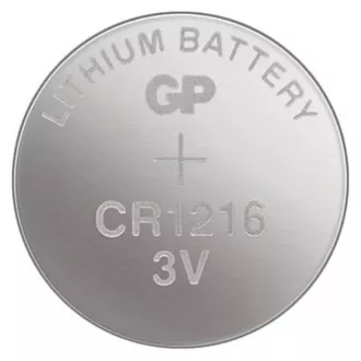 GP eldobható lítium akkumulátor CR1216, 5 darabos kiszerelésben